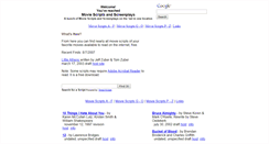 Desktop Screenshot of moviescriptsandscreenplays.com